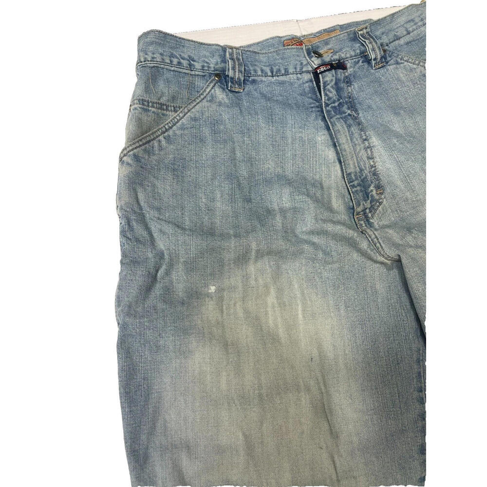 Vtg Duns Willie Esco Dungarees Mens 40 Relaxed Streetwear Jeans Rare Print Y2K - Picture 8 of 9